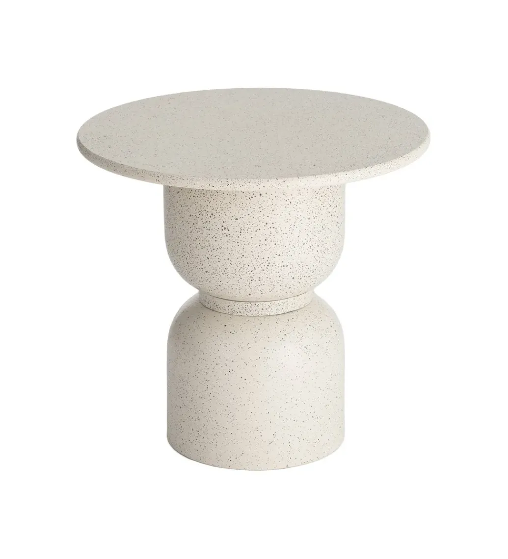 Stolik kawowy boczny EDERAN 60 cm efekt terrazzo*Zona-Design Hot