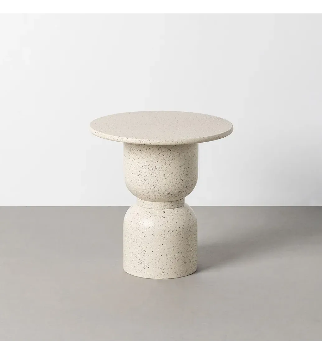 Stolik kawowy boczny EDERAN efekt terrazzo*Zona-Design Online