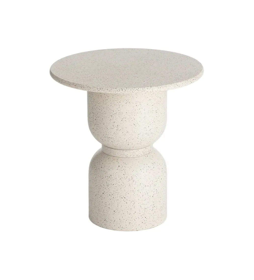 Stolik kawowy boczny EDERAN efekt terrazzo*Zona-Design Online