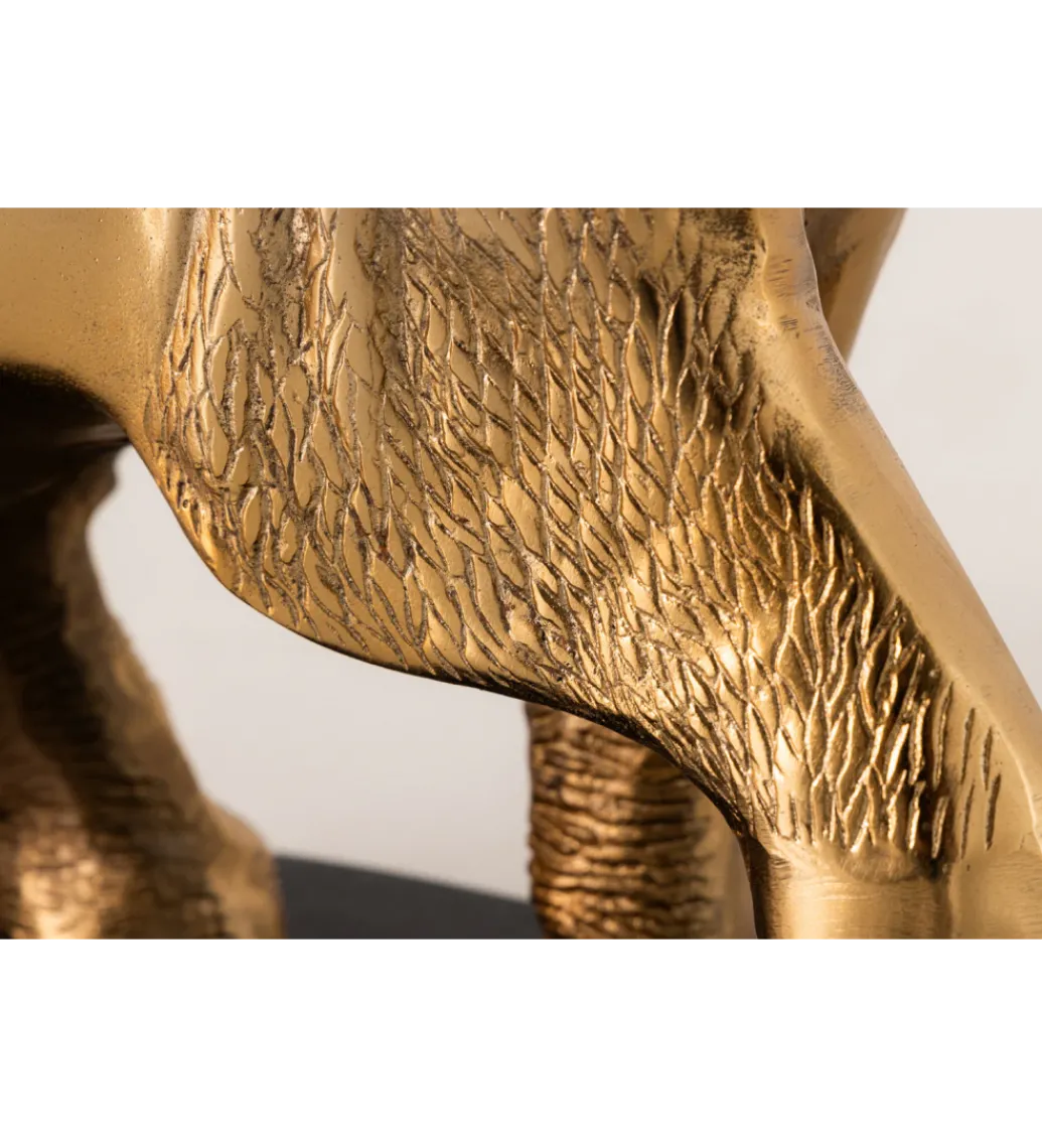 Stolik kawowy boczny ELEPHANT 80 cm złoty*Invicta Interior Hot