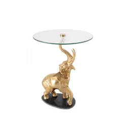 Stolik kawowy boczny ELEPHANT 80 cm złoty*Invicta Interior Hot