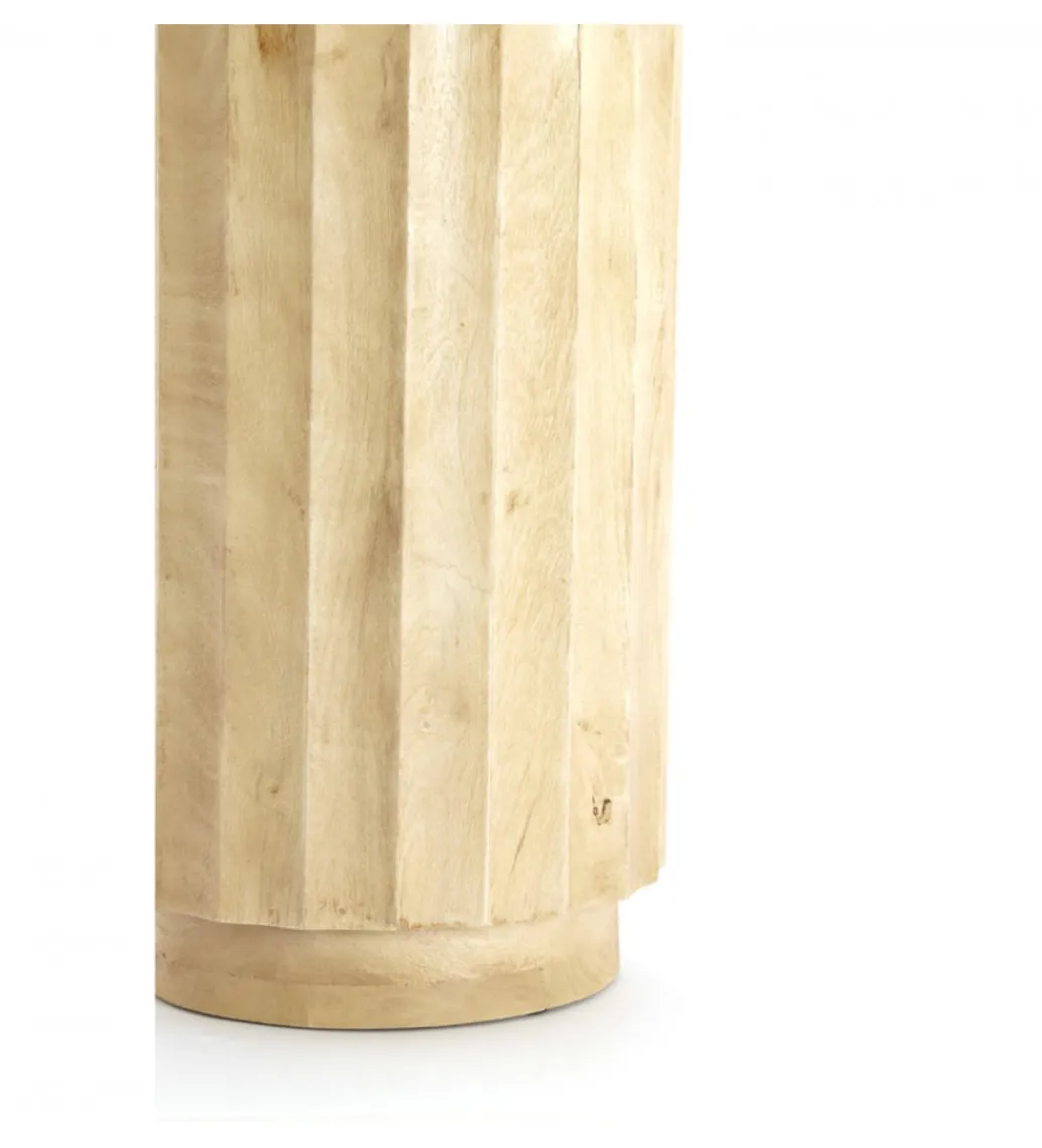 Stolik kawowy boczny ELLENA 60 cm naturalny*L&L Hot