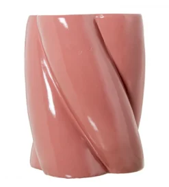 Stolik kawowy boczny FIBEREN 40 cm różowy*Exclusivas Online