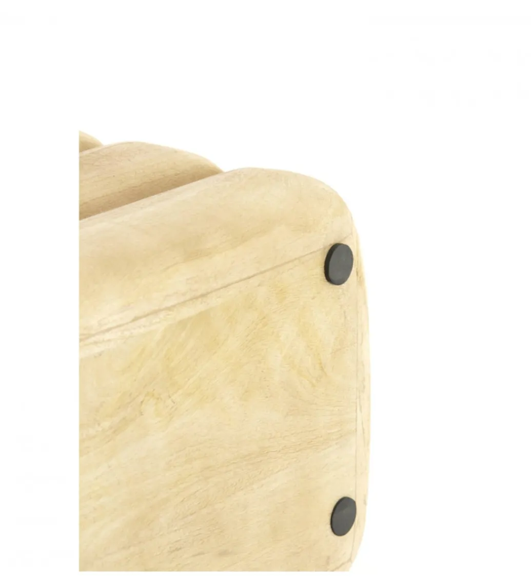 Stolik kawowy boczny FREYJA 40 cm naturalny*L&L Hot
