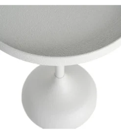 Stolik kawowy boczny GARAS 57 cm biały*Zona-Design Outlet