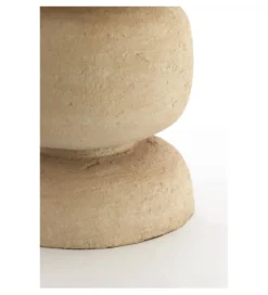 Stolik kawowy boczny JALON 51 cm beżowy*L&L Discount