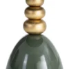 Stolik kawowy boczny JORGEWA 47 cm zielony złoty*Zona-Design Outlet