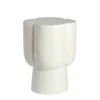Stolik kawowy boczny JUNTO 45 cm ceramika kremowa*L&L New