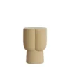 Stolik kawowy boczny JUNTO 45 cm ceramika piaskowy mat*L&L Discount