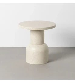 Stolik kawowy boczny KIRENKO 51 cm efekt terrazzo*Zona-Design Best