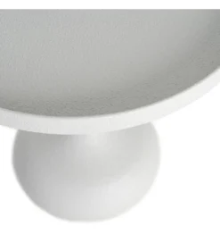 Stolik kawowy boczny KUMASENO 48 cm biały*Zona-Design New
