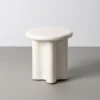 Stolik kawowy boczny LACQUER 50 cm kremowy*Zona-Design Outlet