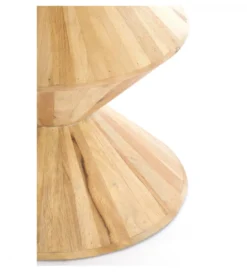 Stolik kawowy boczny LARUS 60 cm drewno mango naturalny*L&L
