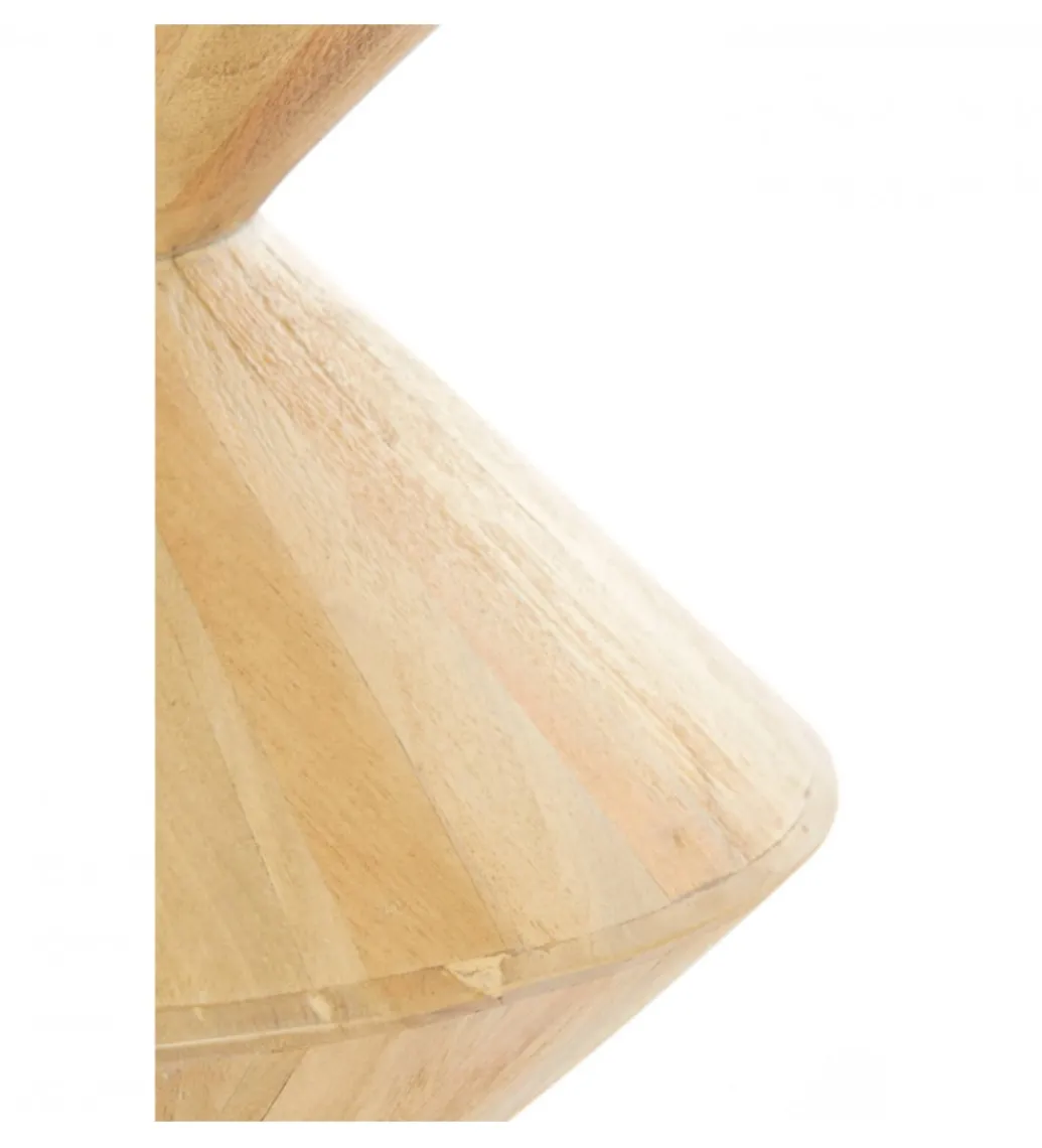 Stolik kawowy boczny LARUS 50 cm drewno mango naturalny*L&L Discount