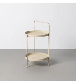 Stolik kawowy boczny LETIT 66 cm beżowy*Zona-Design Hot