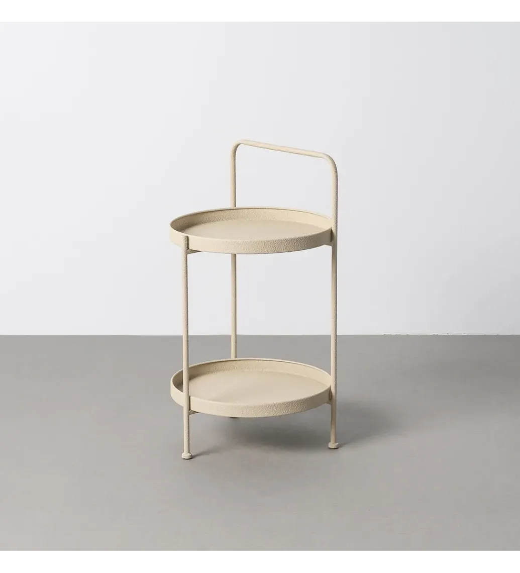 Stolik kawowy boczny LETIT 66 cm beżowy*Zona-Design Hot