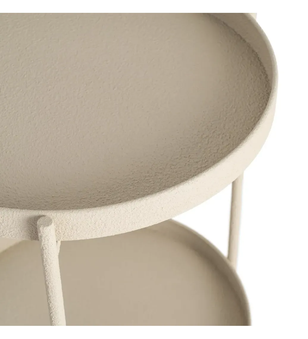 Stolik kawowy boczny LETIT 66 cm beżowy*Zona-Design Hot