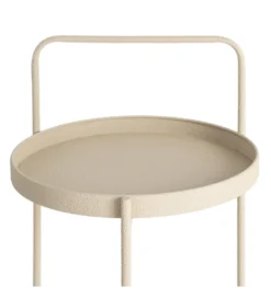 Stolik kawowy boczny LETIT 66 cm beżowy*Zona-Design Hot