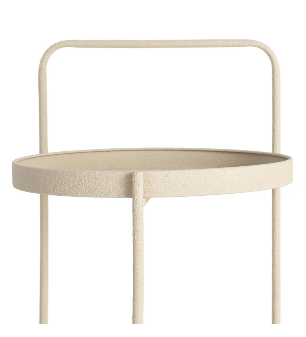 Stolik kawowy boczny LETIT 66 cm beżowy*Zona-Design Hot