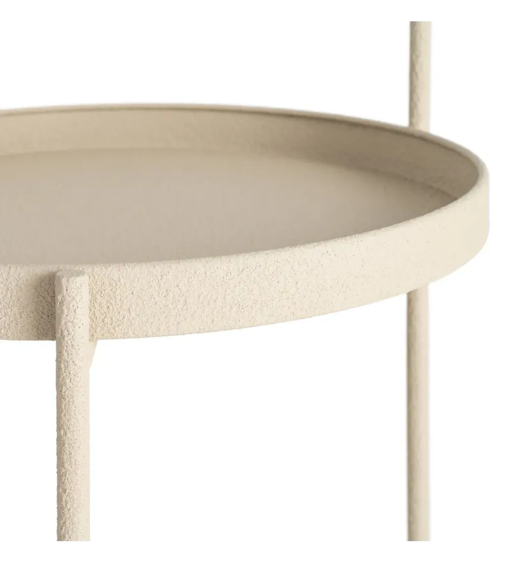 Stolik kawowy boczny LETIT 66 cm beżowy*Zona-Design Hot