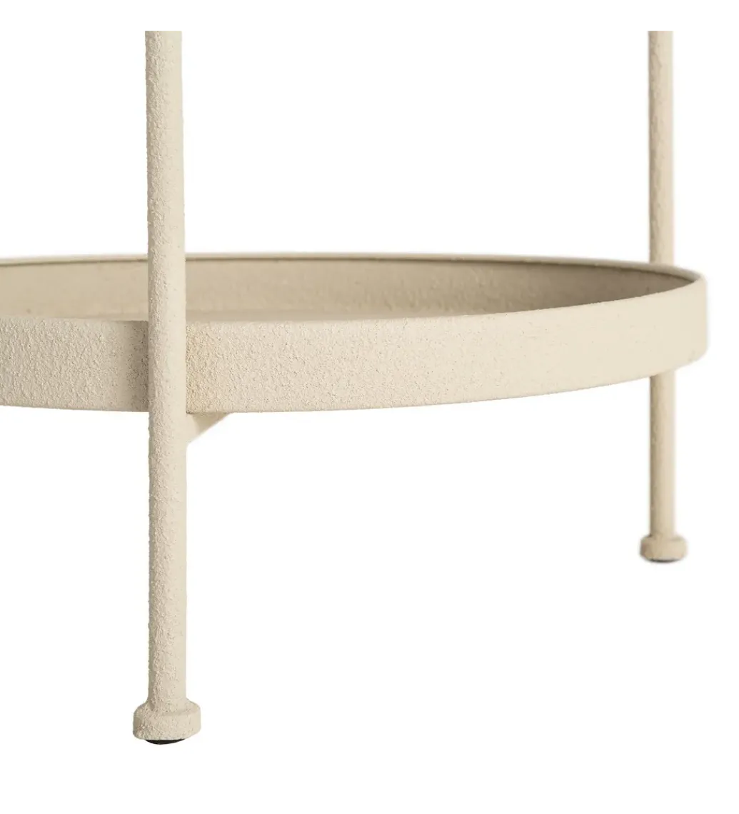 Stolik kawowy boczny LETIT 66 cm beżowy*Zona-Design Hot
