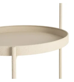 Stolik kawowy boczny LETIT 66 cm beżowy*Zona-Design Hot