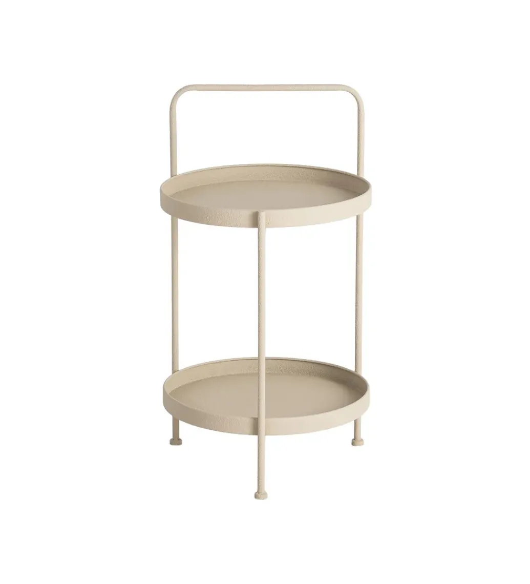 Stolik kawowy boczny LETIT 66 cm beżowy*Zona-Design Hot