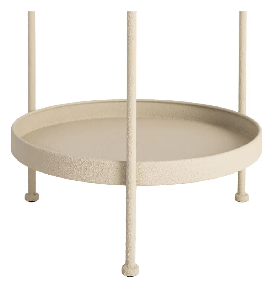 Stolik kawowy boczny LETIT 66 cm beżowy*Zona-Design Hot