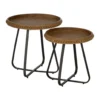 Stolik kawowy boczny LETTYN 52 cm drewno jodły*Zona-Design Outlet