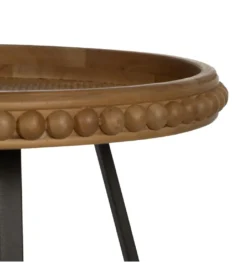 Stolik kawowy boczny LETTYN 52 cm drewno jodły*Zona-Design Outlet