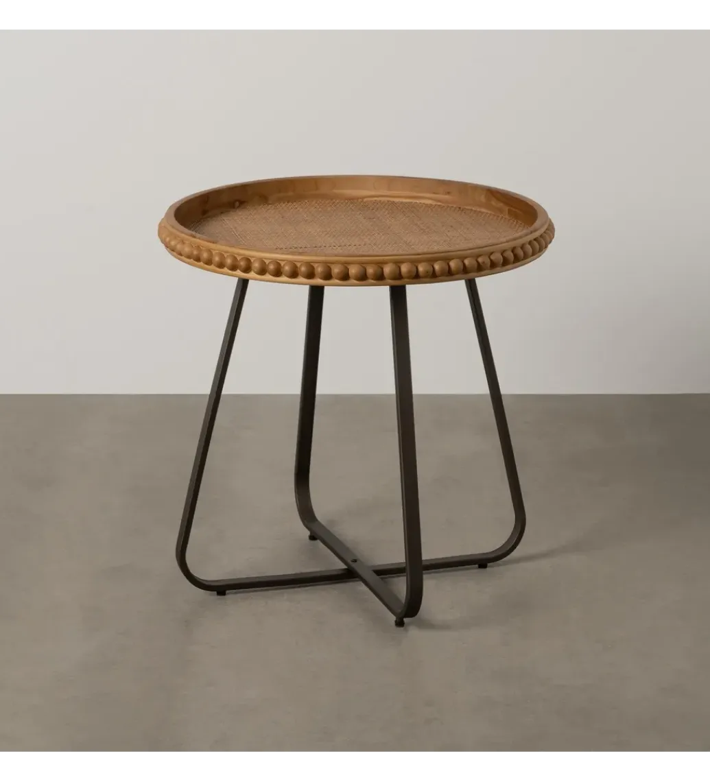 Stolik kawowy boczny LETTYN 62 cm drewno jodły*Zona-Design Hot