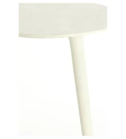 Stolik kawowy boczny LIONS 53 cm kremowy*L&L