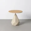 Stolik kawowy boczny MARENA 50 cm kremowy*Zona-Design Hot