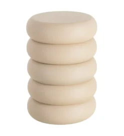Stolik kawowy boczny MESTAKO 51 cm beżowy*Zona-Design