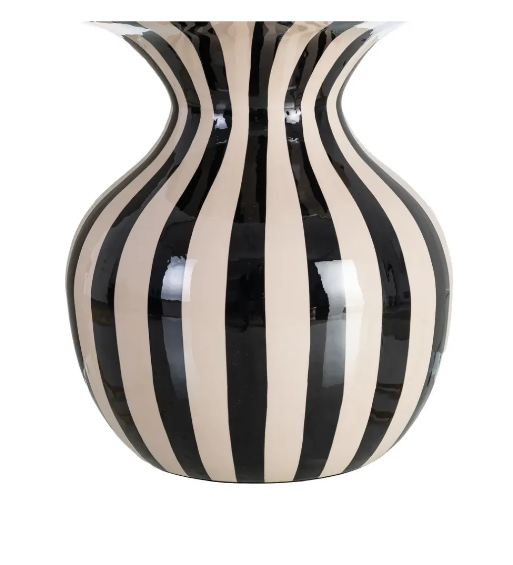 Stolik kawowy boczny METERAN 47 cm biało czarny*Zona-Design
