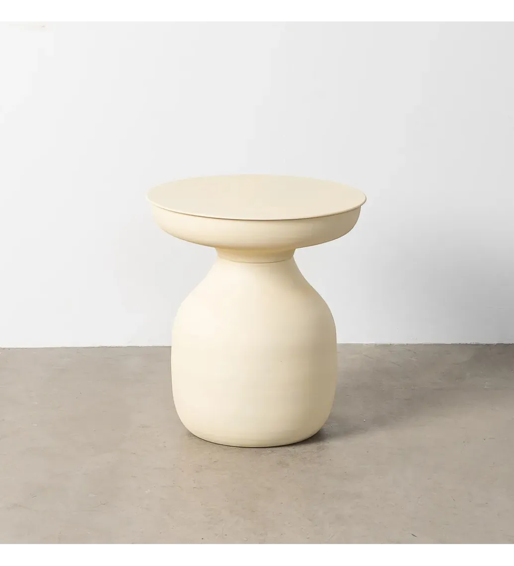 Stolik kawowy boczny MINTEU 51 cm biały*Zona-Design New