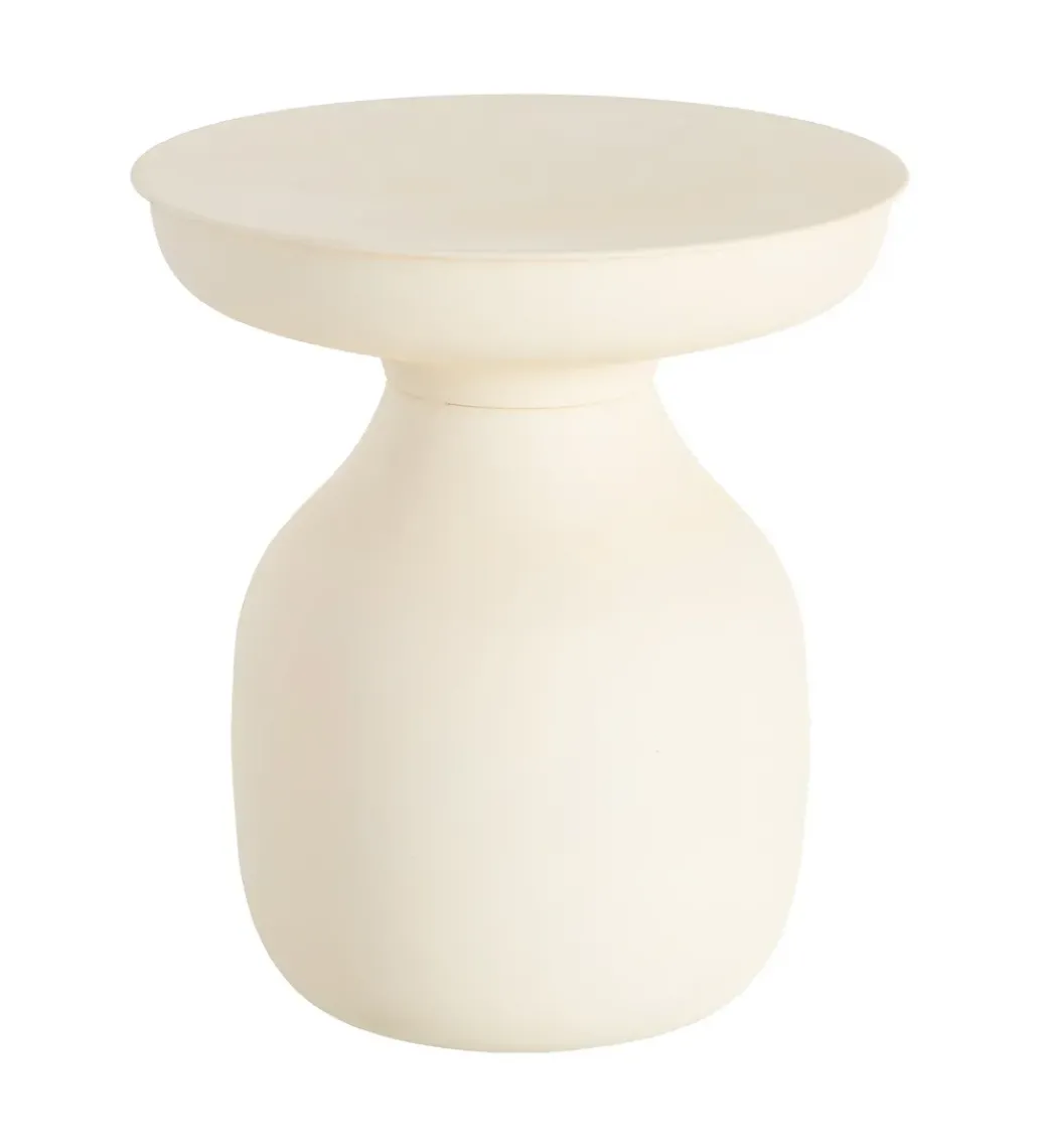 Stolik kawowy boczny MINTEU 51 cm biały*Zona-Design New