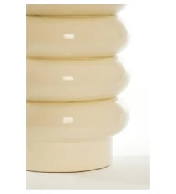 Stolik kawowy boczny MIROGI 40 cm kremowy*L&L Clearance