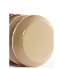 Stolik kawowy boczny MIROGI 40 cm kremowy pomarańczowy*L&L