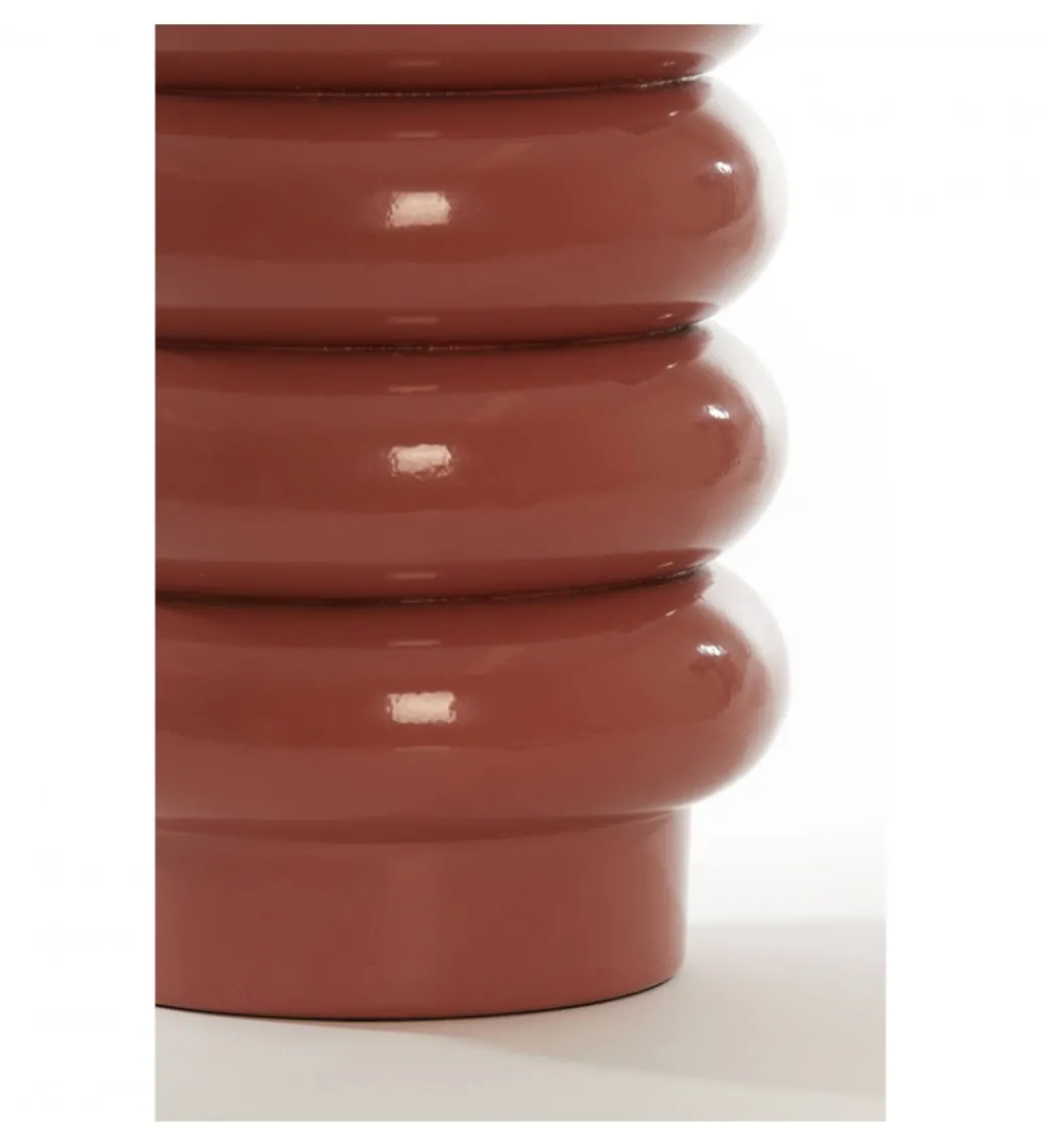 Stolik kawowy boczny MIROGI 40 cm czerwony*L&L Online