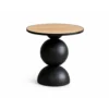 Stolik kawowy boczny MISSISSAUGA 50 cm czarny*Belda Online