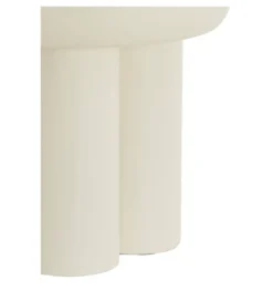 Stolik kawowy boczny MIZUHO 50 cm kremowy*L&L New