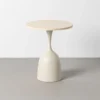 Stolik kawowy boczny MOGAJO 50 cm biały*Zona-Design Outlet