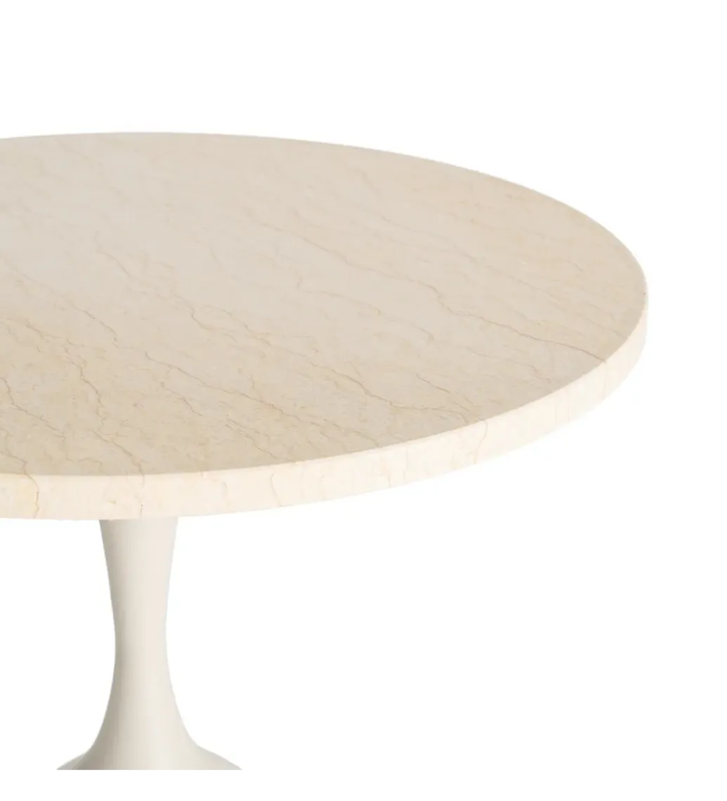 Stolik kawowy boczny MOGAJO 50 cm biały*Zona-Design Outlet