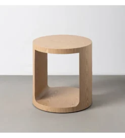 Stolik kawowy boczny NASTARMA 50 cm naturalny*Zona-Design