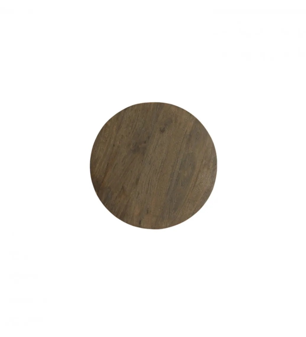Stolik kawowy boczny OCANA 50 cm naturalny beżowy*L&L Online