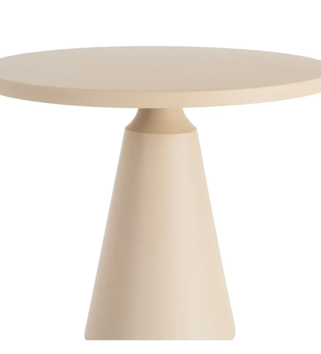 Stolik kawowy boczny OFERAN 50 cm taupe*Zona-Design Outlet