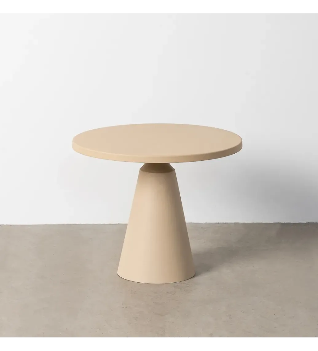 Stolik kawowy boczny OFERAN 50 cm taupe*Zona-Design Outlet