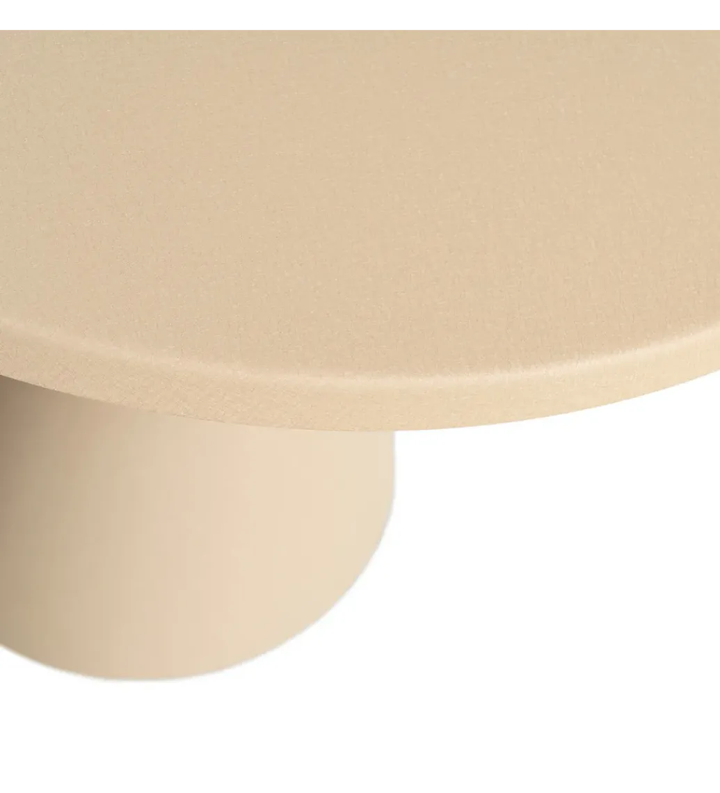 Stolik kawowy boczny OFERAN 50 cm taupe*Zona-Design Outlet