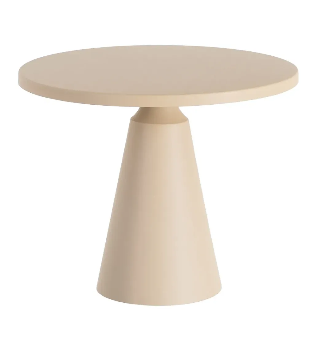 Stolik kawowy boczny OFERAN 50 cm taupe*Zona-Design Outlet